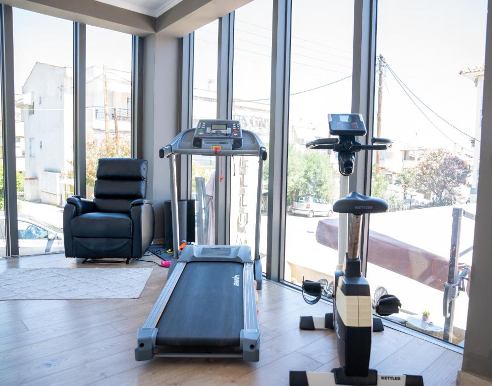 Fitness centrum a/nebo fitness zařízení v ubytování Vellum Luxury Living