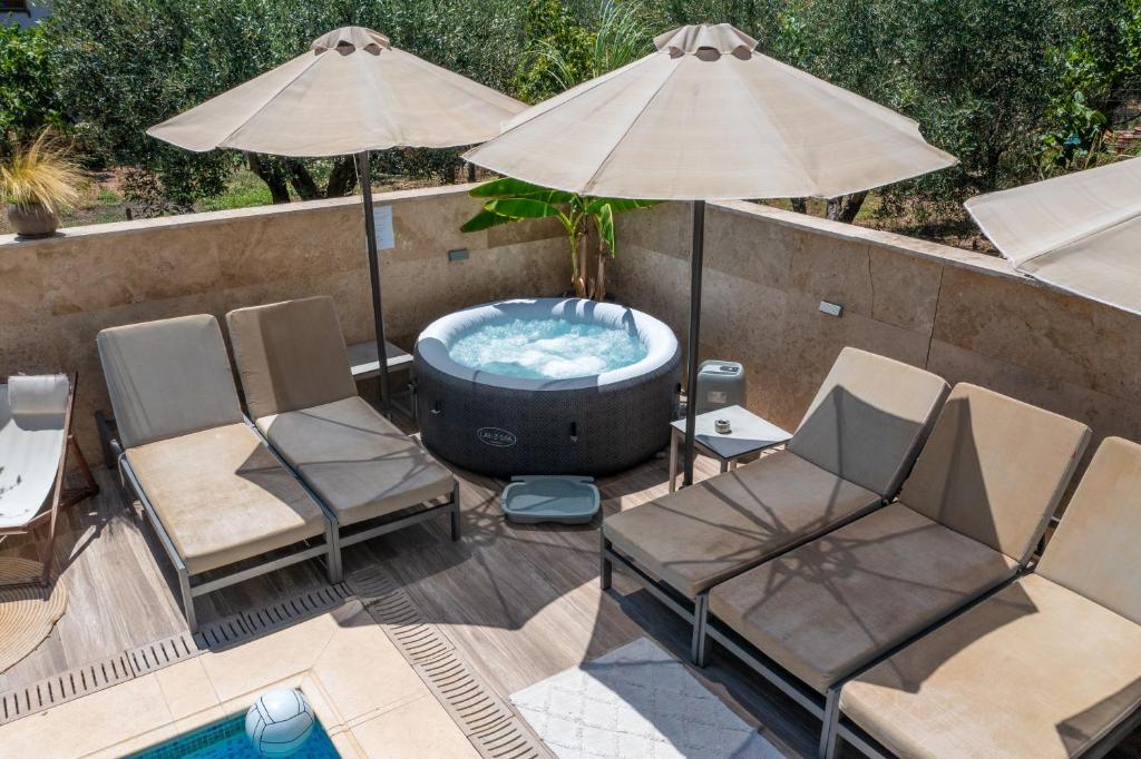 Posezení v ubytování Vellum Luxury Living