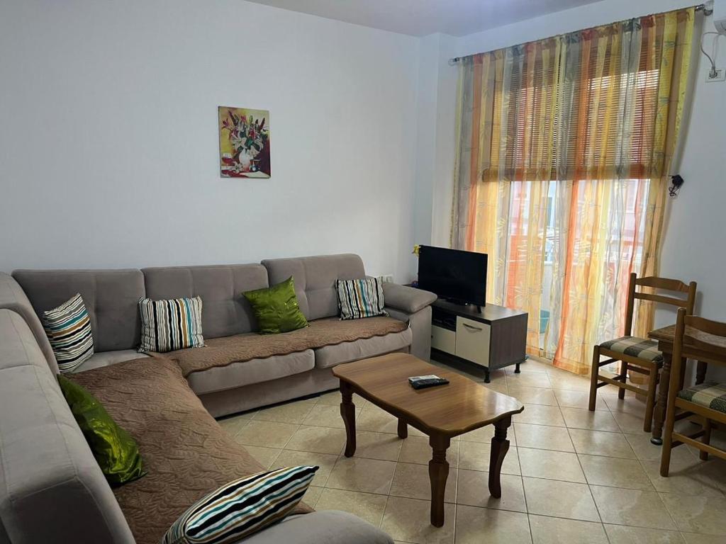 Posezení v ubytování Learti Apartment