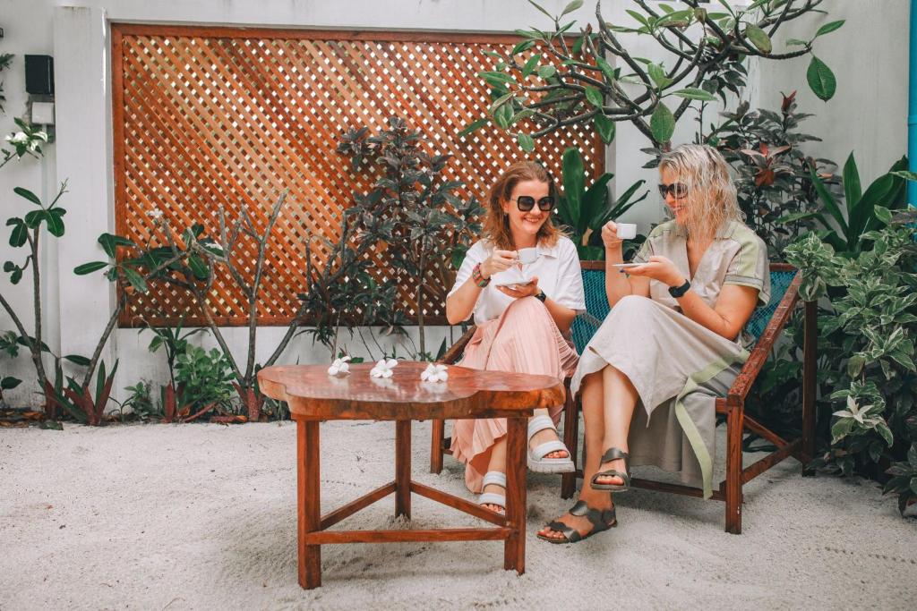 Hosté ubytování Frangipani Fulhadhoo