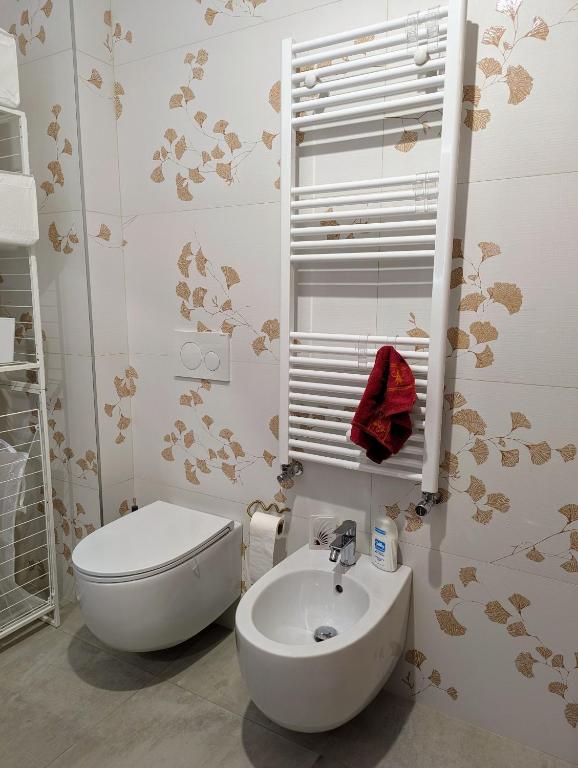 Koupelna v ubytování Casa Fontanarosa