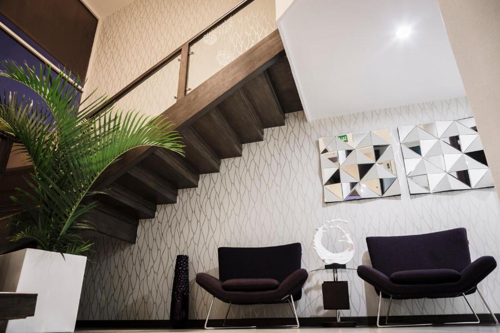 Posezení v ubytování Hotel Platino Expo Guadalajara