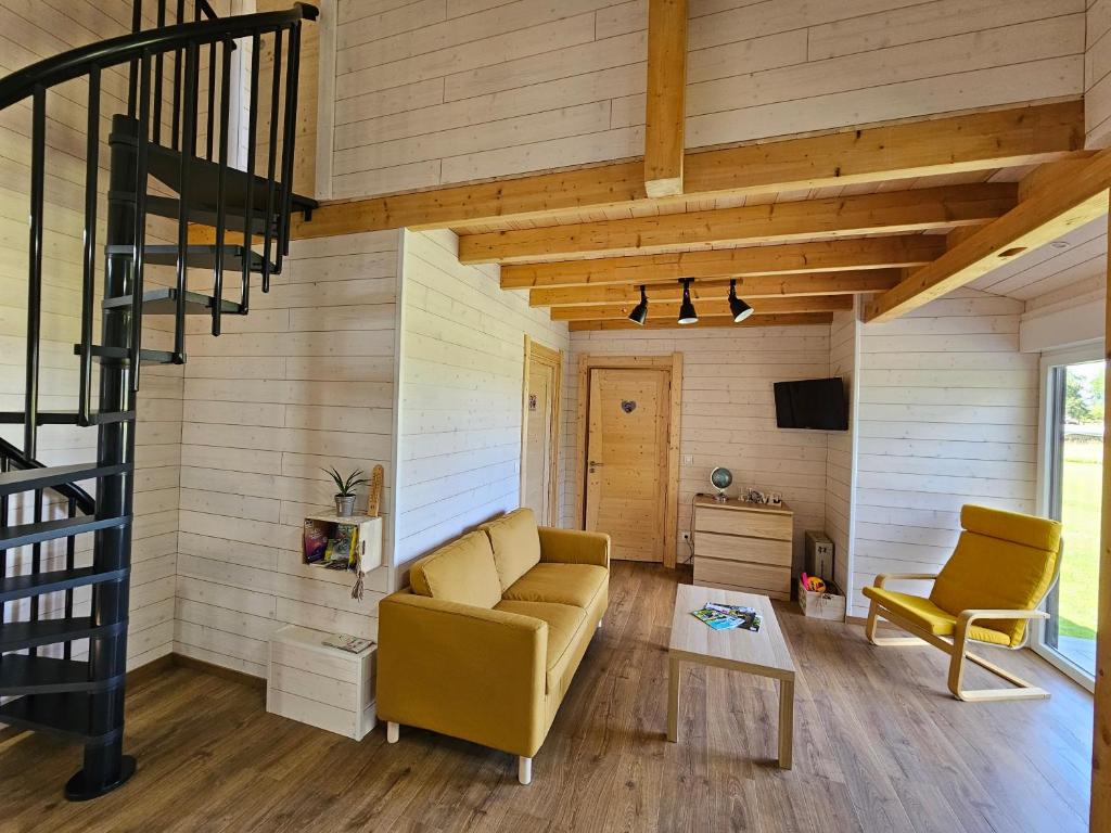 Posezení v ubytování Gîte nature en Alsace Bossue