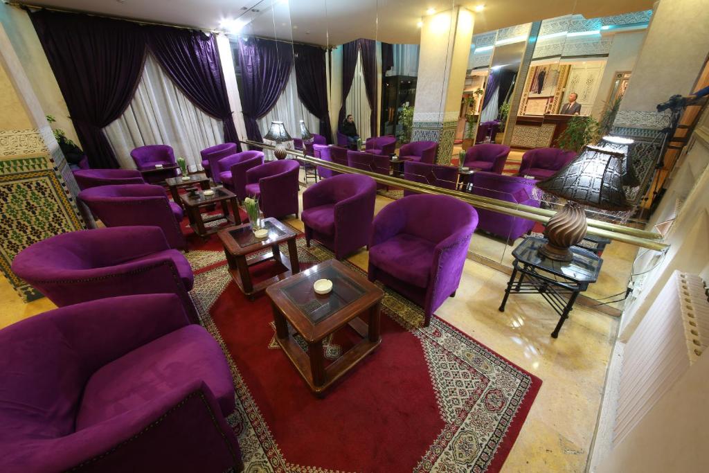 Posezení v ubytování Hotel Akouas