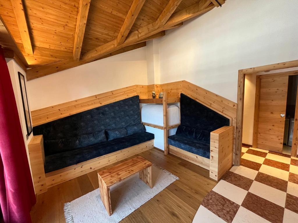 Posezení v ubytování Casa Miramonti