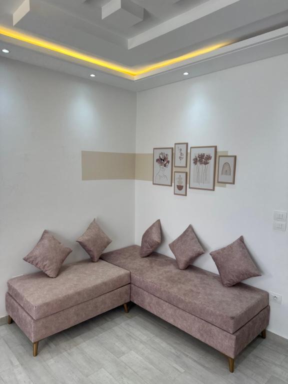 Posezení v ubytování Penthouse Sousse