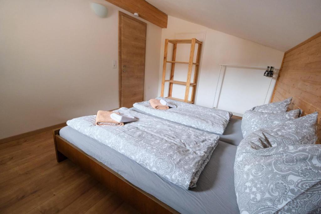 Postel nebo postele na pokoji v ubytování Haus Simona