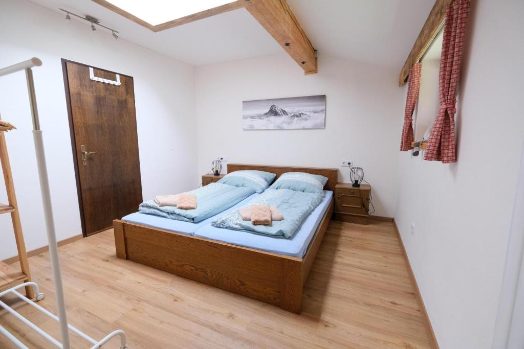 Postel nebo postele na pokoji v ubytování Haus Simona