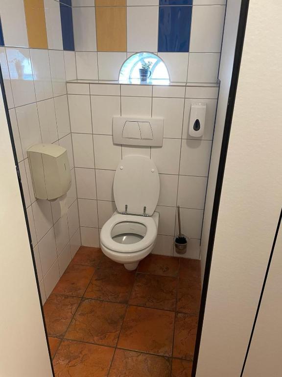 Koupelna v ubytování Tipi tent
