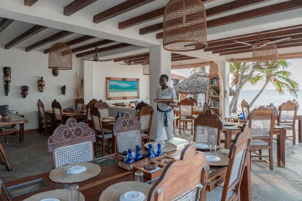 Restaurace v ubytování Waterlovers Beach Resort