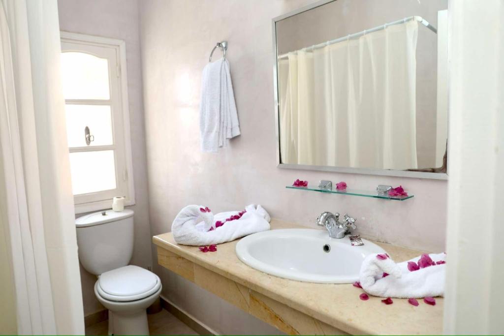 Koupelna v ubytování Appart Hotel Rodes