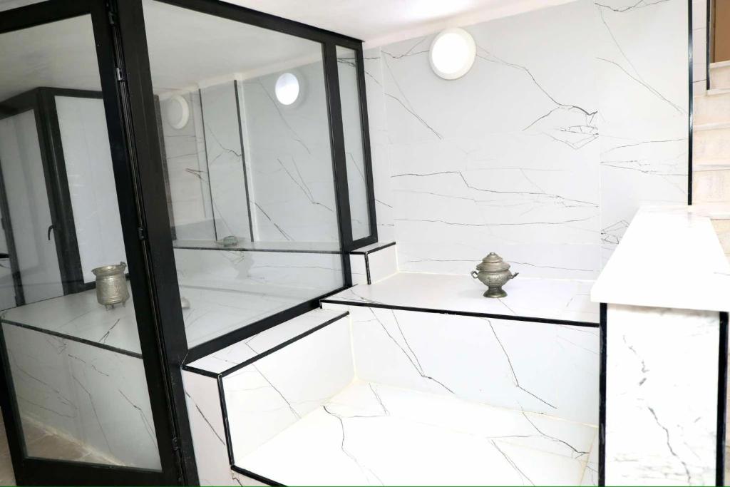 Koupelna v ubytování Appart Hotel Rodes