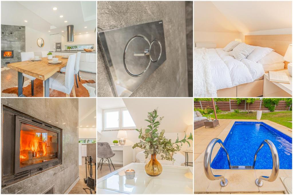 Fotografie z fotogalerie ubytování Vila Sara s bazénem a infrasaunou na kraji Prahy v destinaci Zbuzany