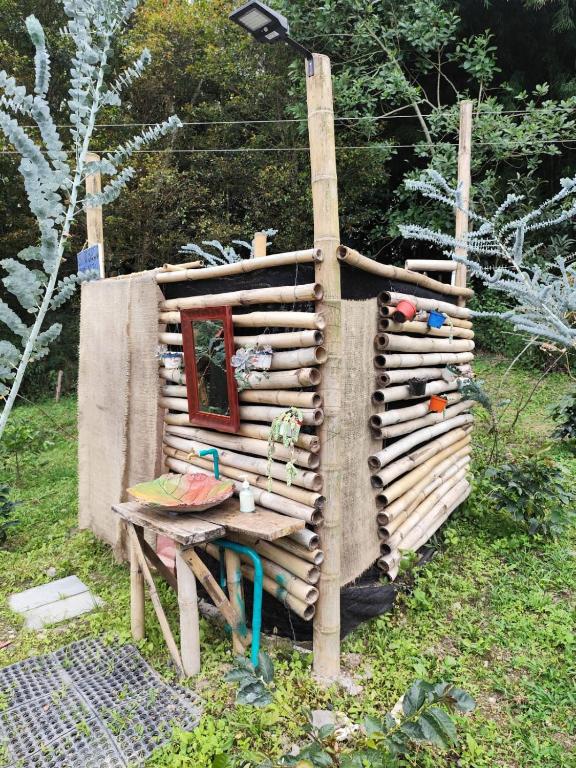 Zahrada ubytování Entre Guaduas Ecolodge Carpa confort 1