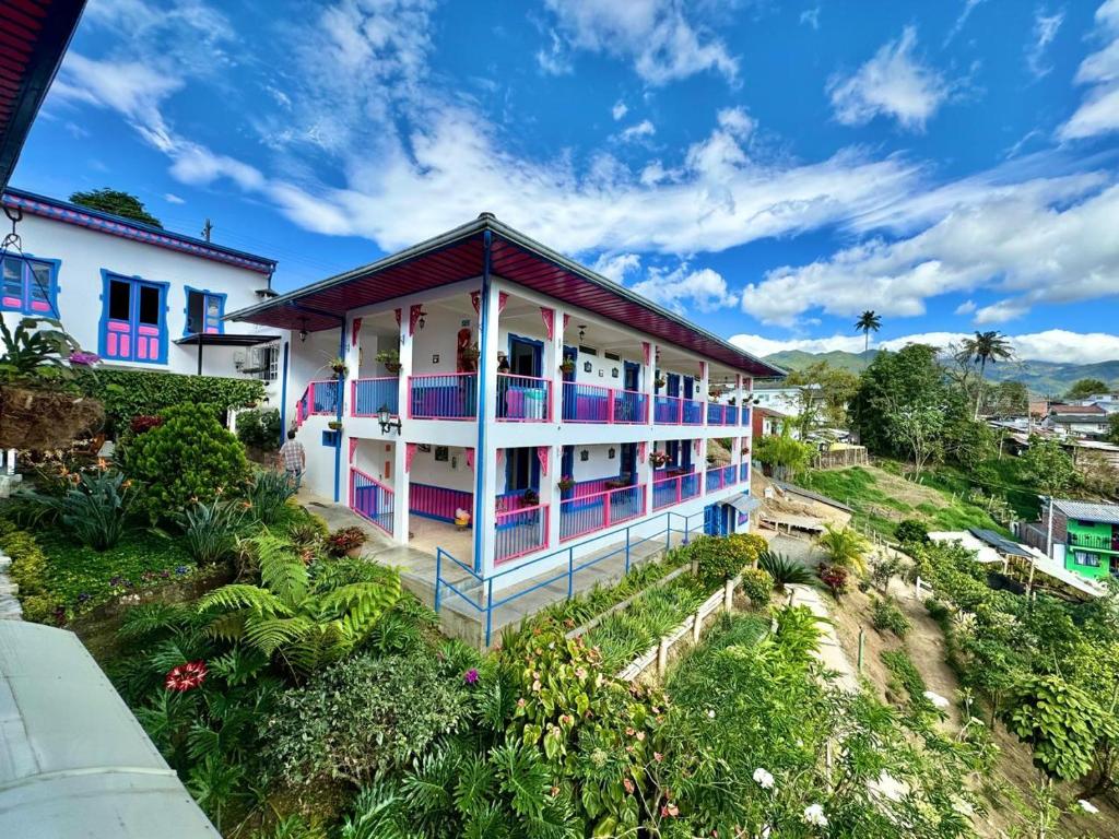Budova, kde se hotel nachází