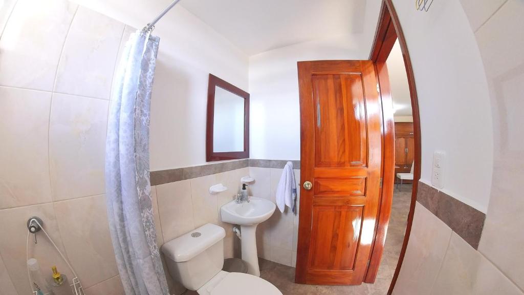 Koupelna v ubytování Hotel Suite Central Park Tababela