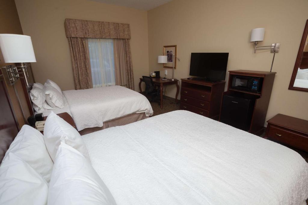 Postel nebo postele na pokoji v ubytování Hampton Inn Oneonta