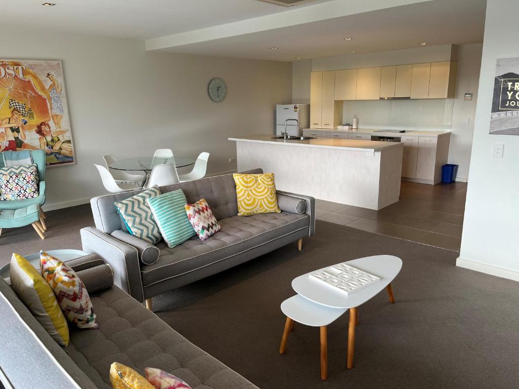 Kuchyň nebo kuchyňský kout v ubytování Wyndham Resort Torquay