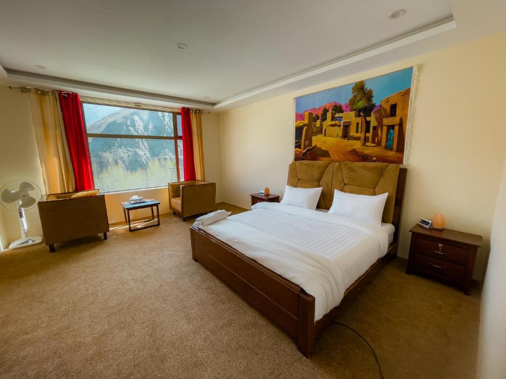 Postel nebo postele na pokoji v ubytování Apex Hotels and Resorts Hussaini