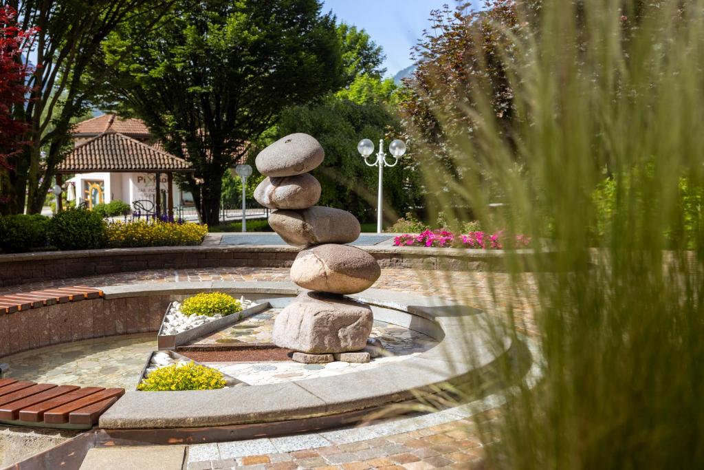 A garden outside Hotel Lido - slow & natural living