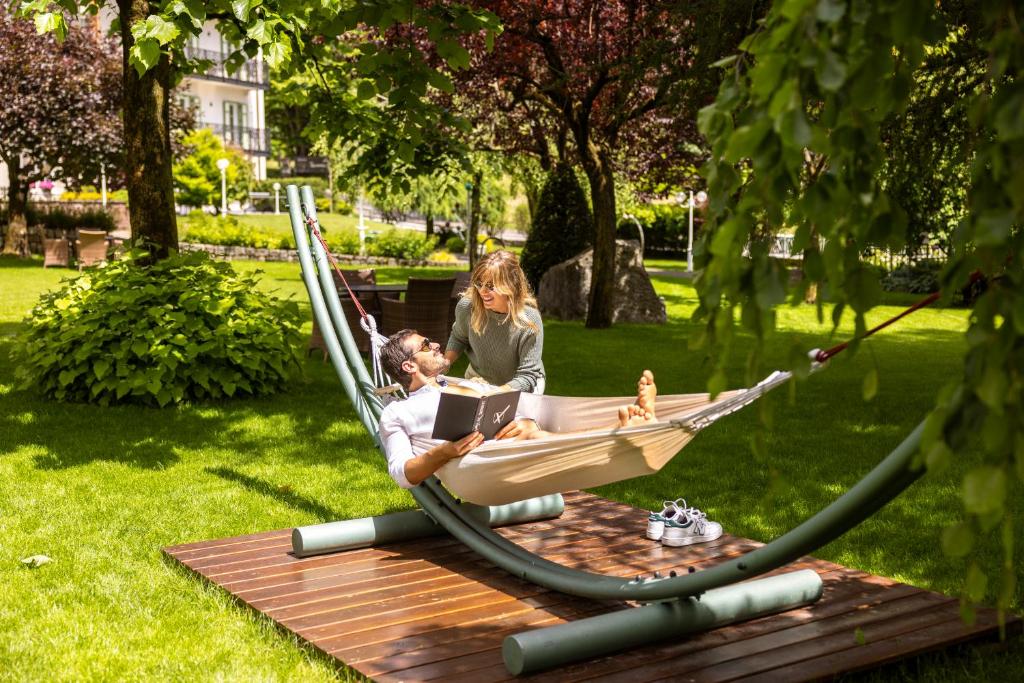 A garden outside Hotel Lido - slow & natural living