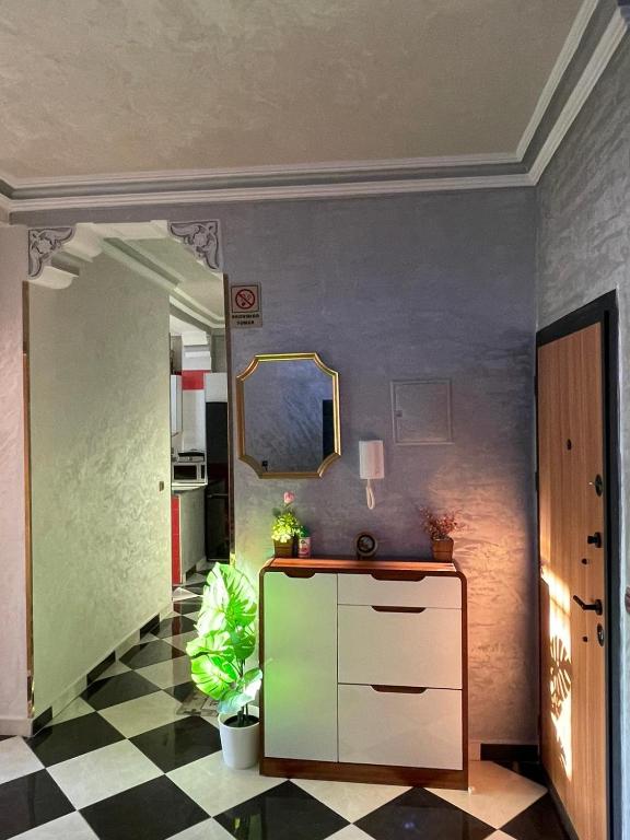 Una cocina o cocineta en Apartamento de lujo