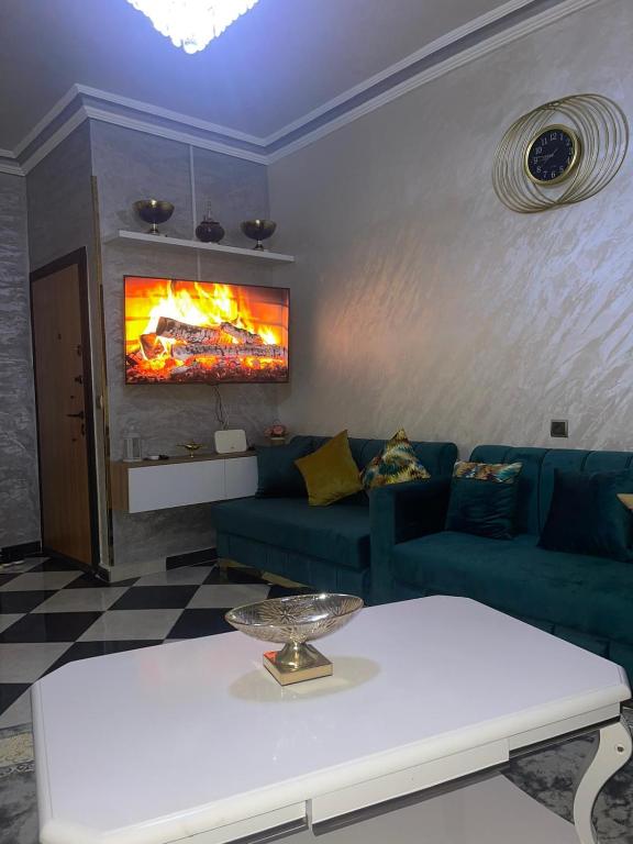 Un lugar para sentarse en Apartamento de lujo
