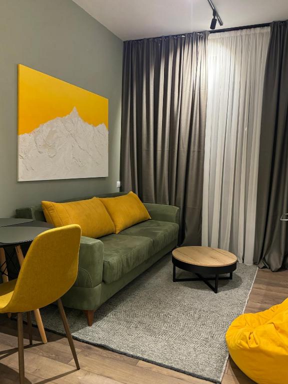 Posezení v ubytování New Gudauri Apartment NEO 223