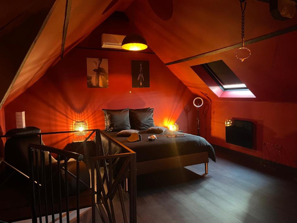 Posezení v ubytování Love Room SPA l'impertinente