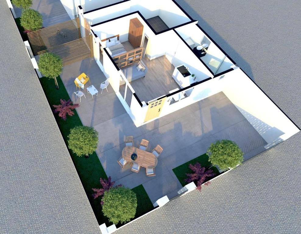 Fotografie z fotogalerie ubytování Minimalist Seaside Apartment with Private Patio and Parking - Blue Zone Homes v destinaci Olympiakí Aktí