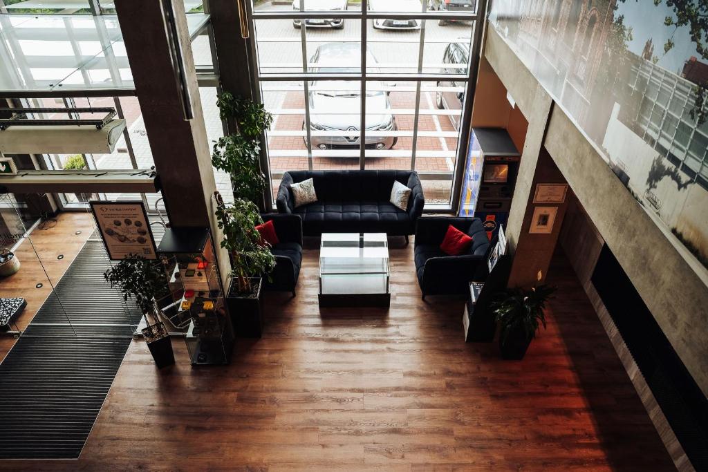 Ein Sitzbereich in der Unterkunft Park Hotel Diament Katowice
