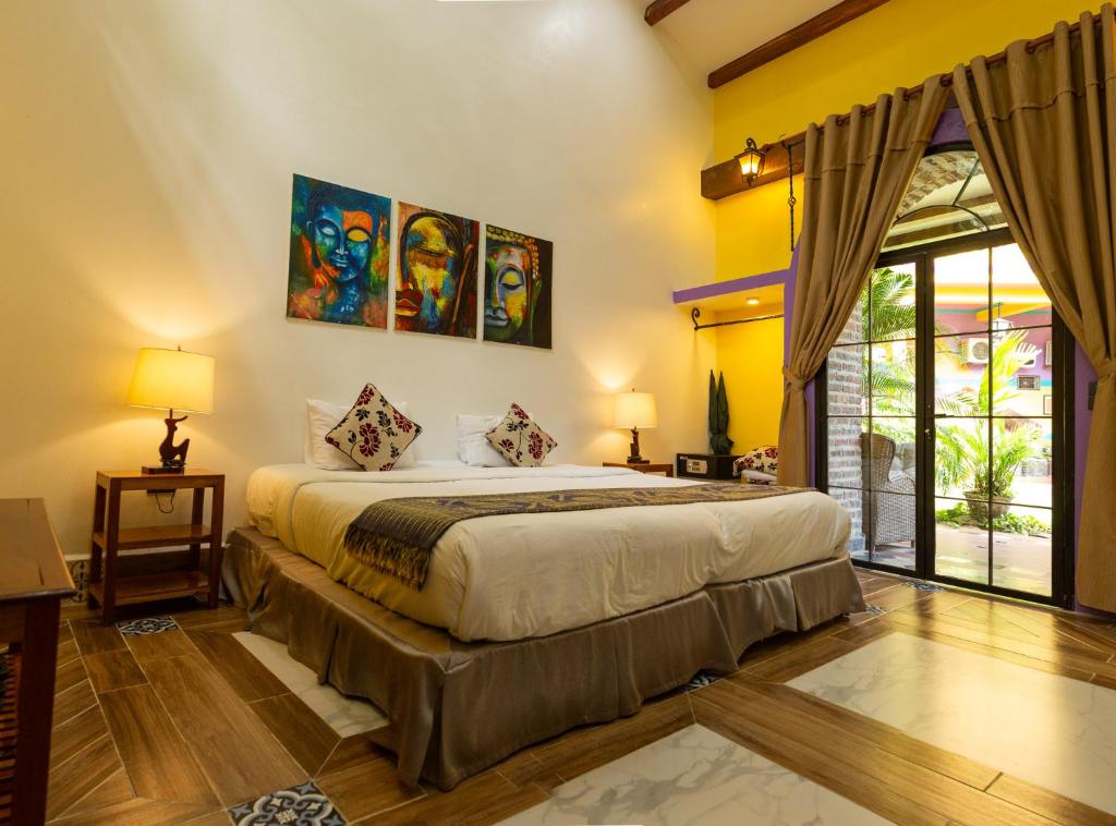 Postel nebo postele na pokoji v ubytování Phong Nha Farmstay