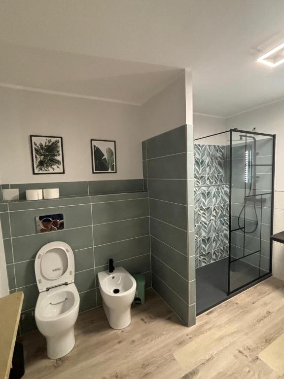 Koupelna v ubytování Agriturismo B&B La Cerasa