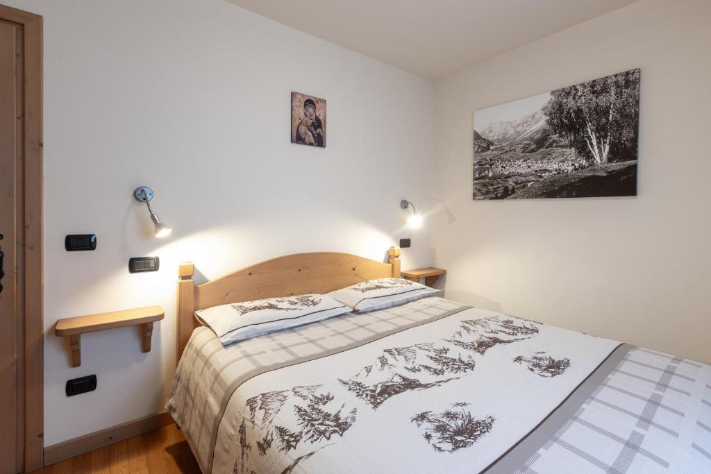 Posteľ alebo postele v izbe v ubytovaní Chalet Ceppo