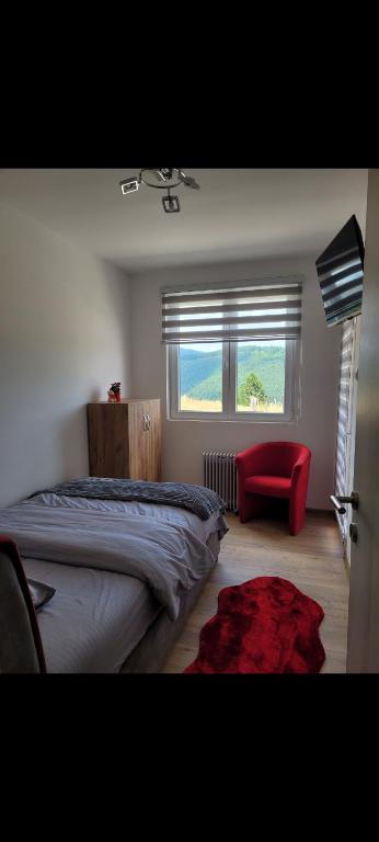 Postel nebo postele na pokoji v ubytování Apartman Zlatar-Vasiljevic