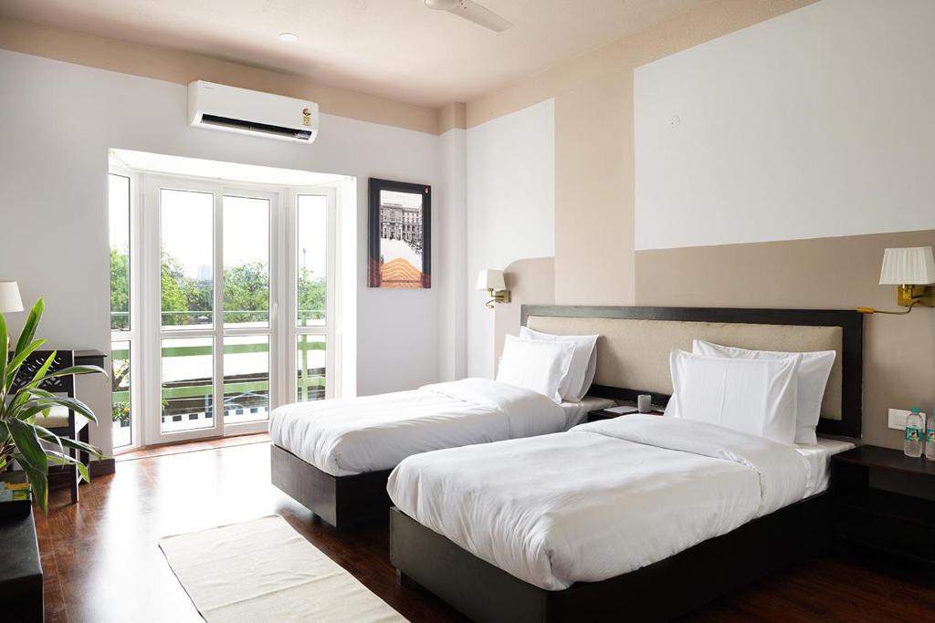 Firebrick Boutique Residences - AMETHYST HOUSE - غرفة توأم مع شرفة