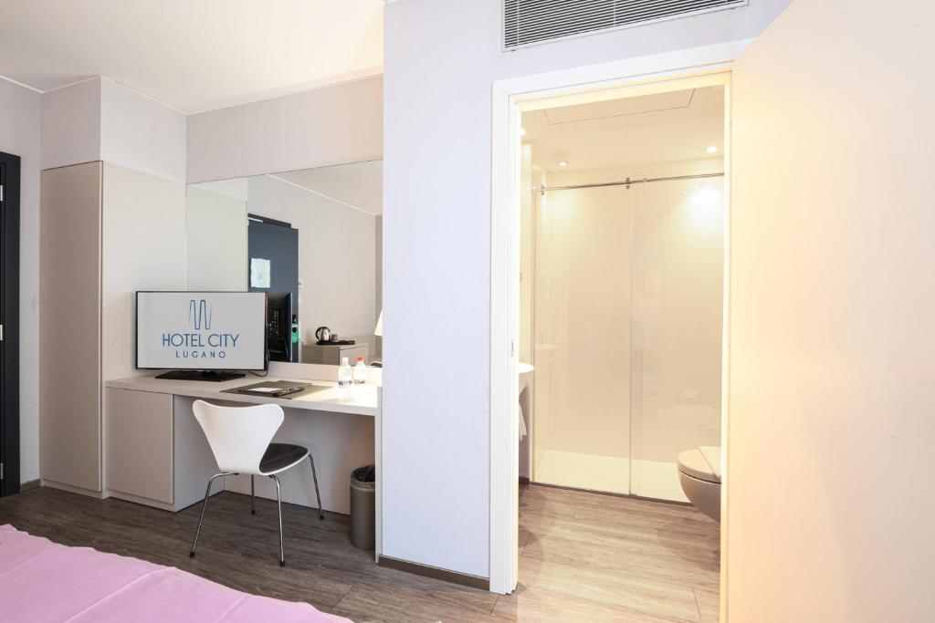 Hotel City Lugano - Habitación Doble Acogedora Moderna