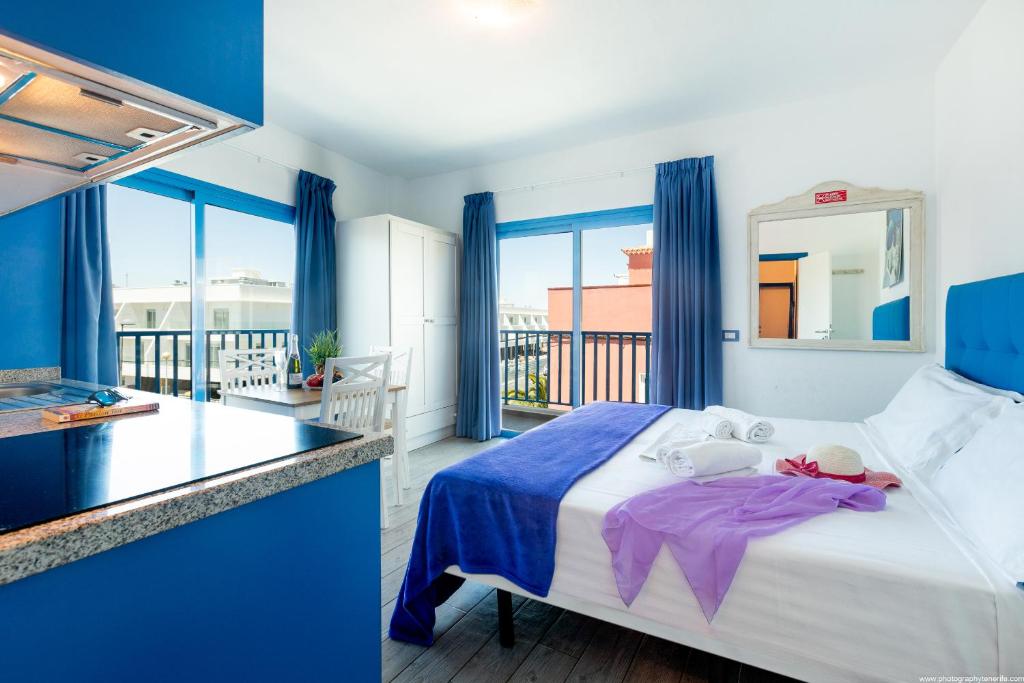 Postel nebo postele na pokoji v ubytování Riva Eco Guest House