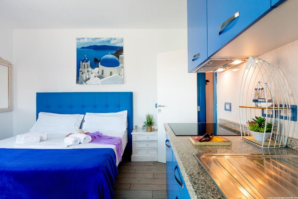 Postel nebo postele na pokoji v ubytování Riva Eco Guest House