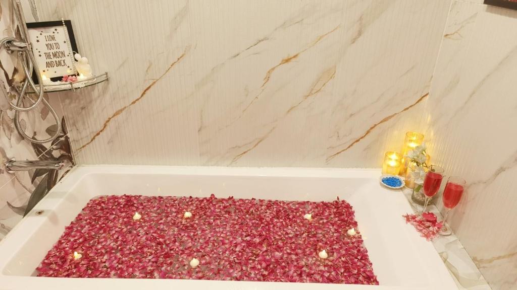 Koupelna v ubytování Sarang Palace - A Luxury Boutique Hotel