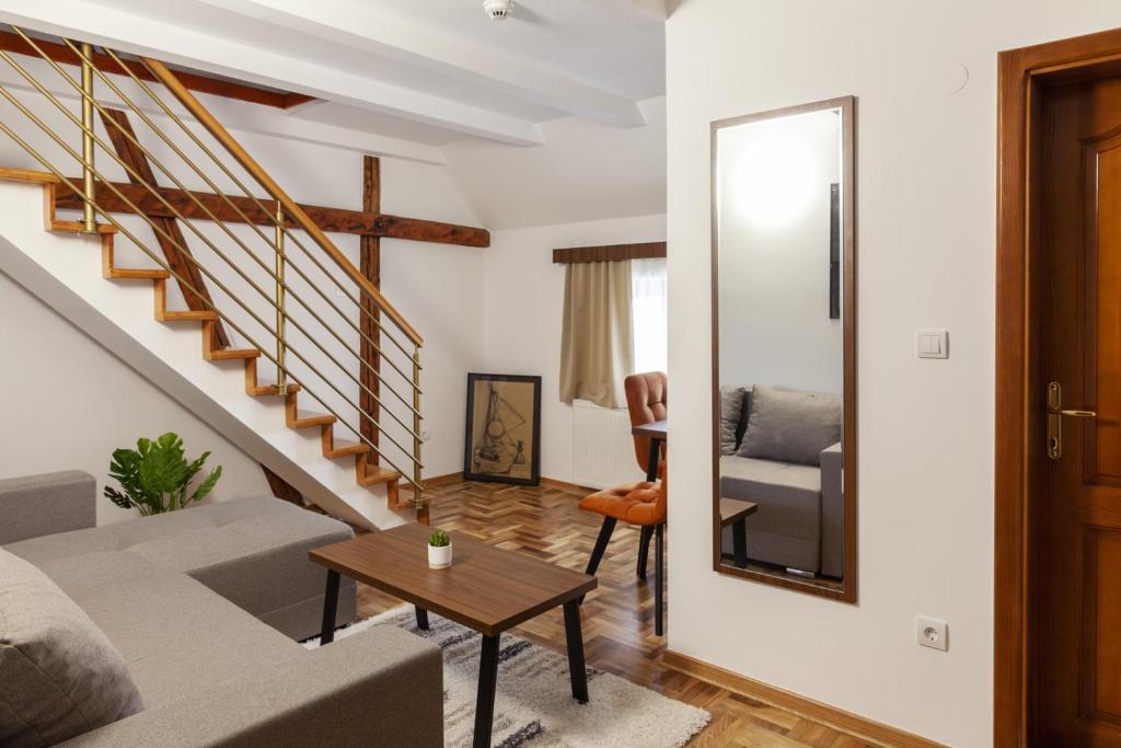 Posezení v ubytování Prenoćište Omega Luxury