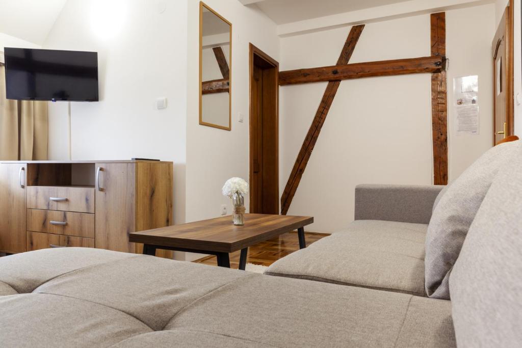Posezení v ubytování Prenoćište Omega Luxury