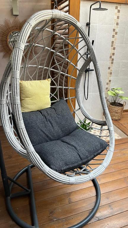 Posezení v ubytování ATÈRLA - Appartement de charme et spa