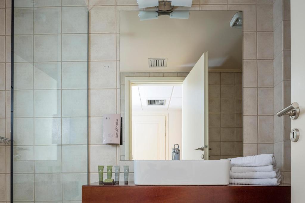 Koupelna v ubytování Civitel Attik Rooms & Suites