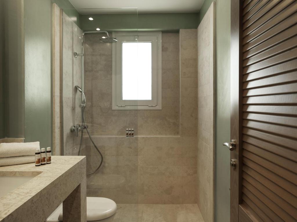 Koupelna v ubytování Civitel Attik Rooms & Suites