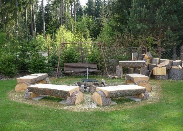 Zahrada ubytování Apartmány Herry