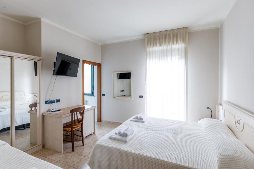 TV a/nebo společenská místnost v ubytování Hotel Classicano