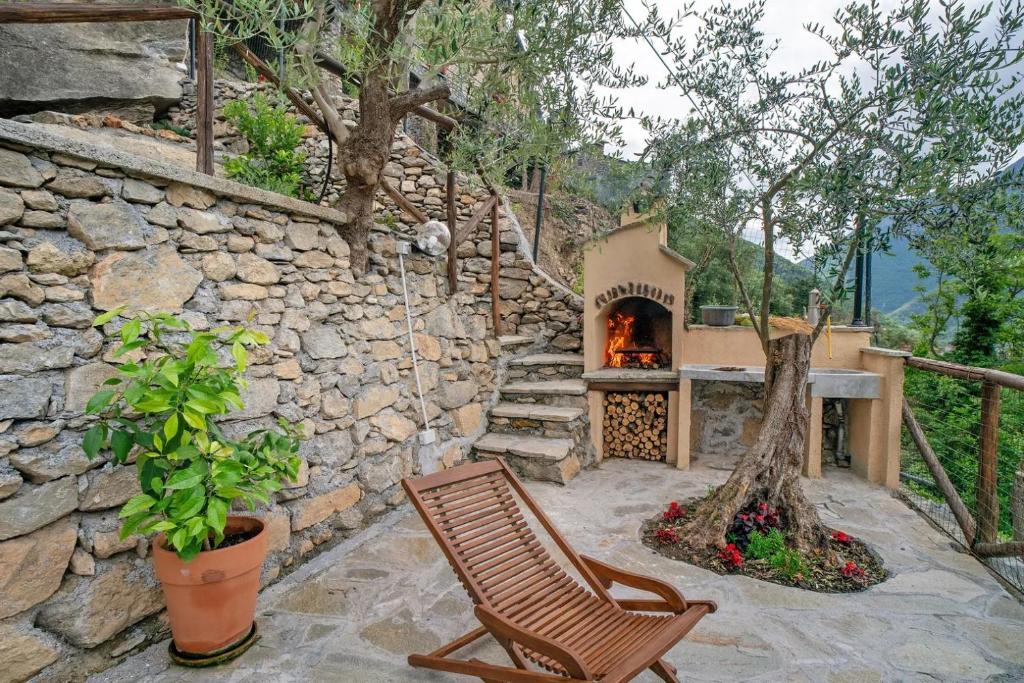 Zahrada ubytování Agriturismo U'Spigu Nonna Annetta