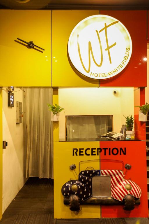 Vstupní hala nebo recepce v ubytování Hotel White Fields Hitec City, Hyderabad