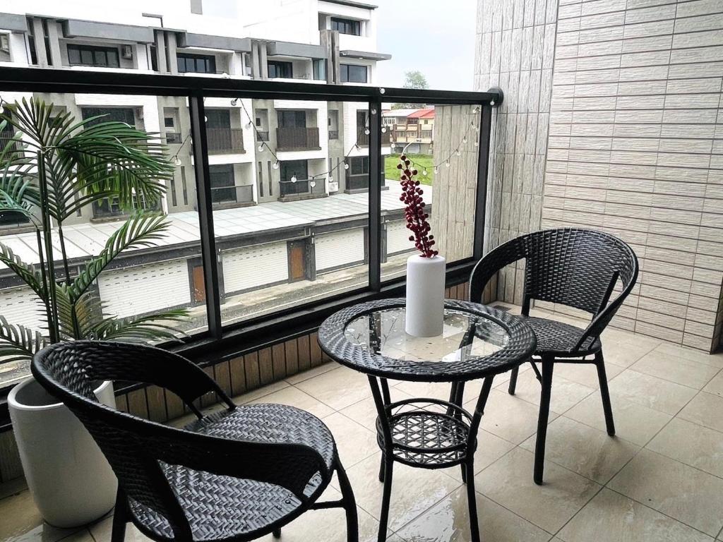 Balkón nebo terasa v ubytování Ling Lai B&B
